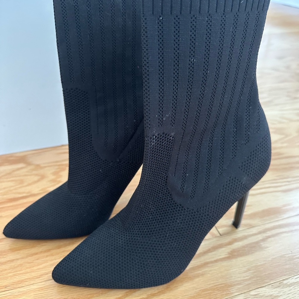 Worn Once Size 10 Steve Madden Sock Booties - image 1
